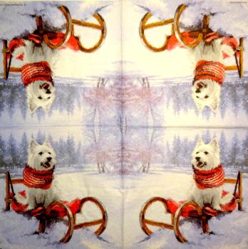 HUN-218 Dogs - 3-ply - Ambiente